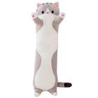 Almofada Pelúcia Wokex - Boneca de Gato Cinza de 50cm