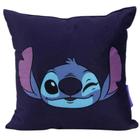 Almofada Stitch Oh Yeah Aveludada 25X25cm Oficial Disney