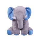 Almofada Travesseiro Elefante Cinza com Azul - Ana Ju Baby