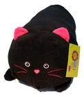 Gato preto de pelúcia gato preto animais de pelúcia, 3pcs kawaii