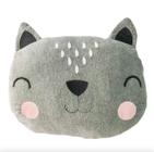 Almofada Woodland Gatinho Formato - Biramar Baby