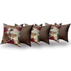 Almofadas Decorativas 6 Unidades Com Ziper e Refil de Silicone
