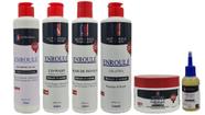 Alphahall Enroulé Liberado Shampoo e Co Wash e Máscara e Gelatina e Creme Pentear e Óleo Abacate