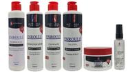 Alphahall Enroulé Liberado Shampoo e Cond e Co Wash e Máscara e Gelatina e Sérum Brilho Prolongado