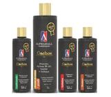 AlphaHall Enroulé Ouro Shampoo e Condicionador e Ativador de Cachos e Gelatina
