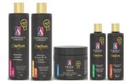 AlphaHall Enroulé Ouro Shampoo e Condicionador e Creme de Pentear e Ativador de Cachos e Máscara