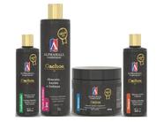 AlphaHall Enroulé Ouro Shampoo e Condicionador e Creme de Pentear e Máscara