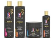 AlphaHall Enroulé Ouro Shampoo e Creme de Pentear e Ativador de Cachos e Máscara