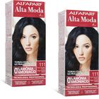 Alta Moda Alfaparf kit c/2 Tonalizante 111 Preto Azulado 120g