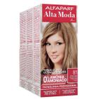 Alta Moda Alfaparf kit c/3 Tonalizantes 81 Louro Claro Acinzentado120g