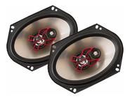 Alto Falante 5x7 Bravox 100w Rms Par Triaxial B3x57x Kit Som