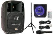 Alto-falante Alphasonik 8 Powered 1200W PRO DJ com Bluetooth