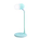 Alto-falante Bluetooth de carregamento sem fio Três em um Led Dimmable Touching Desk Lamp Áudio Mini lâmpada de cabeceira Subwoofer Speaker