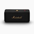 Alto-falante Bluetooth Marshall Emberton II preto e latão