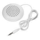 Alto-falante de almofada Luqeeg DIY Mini Stereo 3,5 mm com fio branco