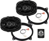 Alto-falante de áudio automotivo KICKER DS Series 6x9 polegadas para Toyota Highl