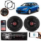 Alto Falante Foxer Focus Novo 6 Pol + Radio MP3 - KF.286R