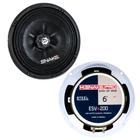 Alto falante snake 6 polegadas 400w rms par 4 ohms 6x6 medio esv200 snake pro