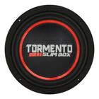 Alto Falante Subwoofer Tormento 8 Polegadas 200wrms Slim Pick Up Caminhonete Caixa Selada Carro Ambiente