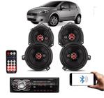 Alto Falantes Foxer Punto 6 E 5 Pol 240W Radio MP3 KF.036R