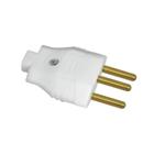 Alumbra pino macho 10a 3p reto branco ref. 2731