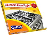 Aluminio Forra Fogao 27cm C/12 Uni Para Casa - GIOPACK