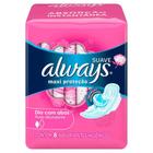 Always maxi proteção suave com abas de 8 unidades - PROCTER & GAMBLE