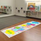 Amarelinha Adesivo Laminado Resistente Brincadeira Infantil - Adesivos_Inove