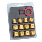 (Amarelo) 12 unidades/conjunto Gaming Keycap Cherry Mix Mechanical Keyboard