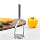 Amassador de batata inox 24cm manual utensílios para cozinha clássica básico - Filó Modas