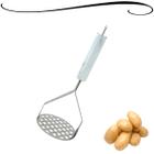 Amassador de Batatas Legumes Verduras Aço Inox Mármore Utensílio de Cozinha ck4699 - Amassador de Batatas Mármore - Clink