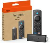 Amazon Fire TV Stick Full HD (3ª Geração) 8 GB Quad-Core 1,7 GHz Wi-Fi 5 controle remoto voz Alexa