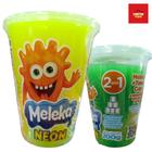 Amoeba Slime Leleca Geleca Meleka Neon 2 Em 1 Divertida Kit com 3 Unidades