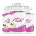 Amora Branca com Vitamina C 500mg 120 Cápsulas - 3 Frascos