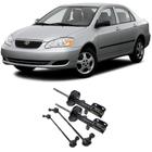 Amortecedor + Bieleta Toyota Corolla Dianteira 2003 Até 2008 O Par - Triauto/Spare Kits