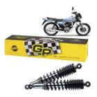 Amortecedor Cromado GP7 Com Regulagem (Par) Honda CG 125 Titan ML Turuna 1983-1999