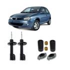 Amortecedor + Kit Batente Corsa Hatch Dianteiro 1996 Até 2001 SUPER 1,0 1,6 16V