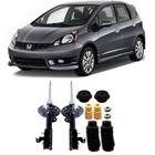 Amortecedor + Kit Batente Honda New Fit Dianteiro 2009 Até 2014 O Par