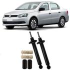 Amortecedor + Kit Batente Vw Voyage G6 Traseiro 2013 Até 2019 O Par