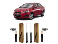 Amortecedor + Kit Suspensão Traseira Sonic Sedan 2012 a 2014