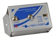 Amplificador De Linha 30db Antena Sinal Digital Uhf Tv Cabo PQAL-3000 - ProEletronic