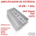 Amplificador de Potência 35 DB UHF-VHF-CATV Proeletronic