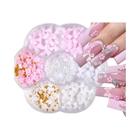 Amuletos para Unhas 3D (600 Peças) - 8 Cores, Pérolas, Arcos, Estrelas e Corações