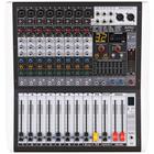 AMW AG8 v2 Mesa de Som 8 Canais 99 Efeitos DSP BT Interface USB e Faders de 100mm