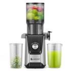 Amzchef Juicer Slow Masticating com Chute Grande 4.25" (Cinza Claro)