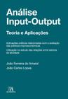 Análise input-output: teoria e aplicações - Almedina Brasil