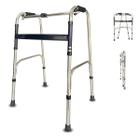 Andador Adulto Idoso Dobrável Regulável Alumínio Supermedy