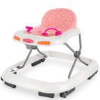 Andador Infantil Individual Tutti Baby Princesa até 12kg. 3 Níveis Altura Freios Antiqueda Rosa