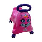 Andador Versátil Miau Rosa - 1053 - Magic Toys