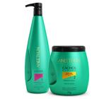 Aneethun Kit Cachos System Shampoo 1 Litro + Máscara Cachos